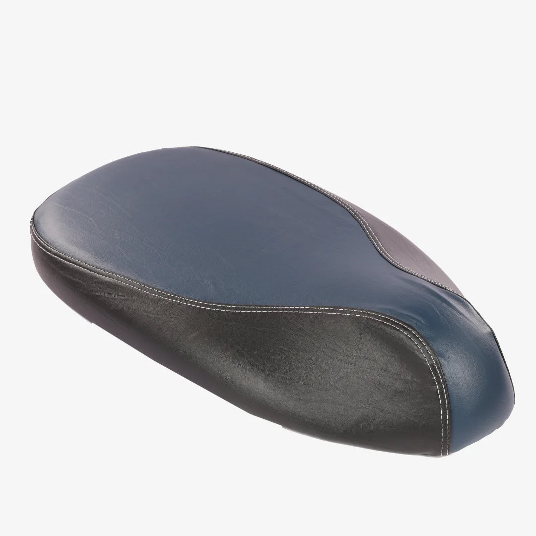 Ola S1,S1 Pro, S1 Air & Ola S1 Air : Dual Color Artificial Leather Seat Cover (Blue+ Black color)