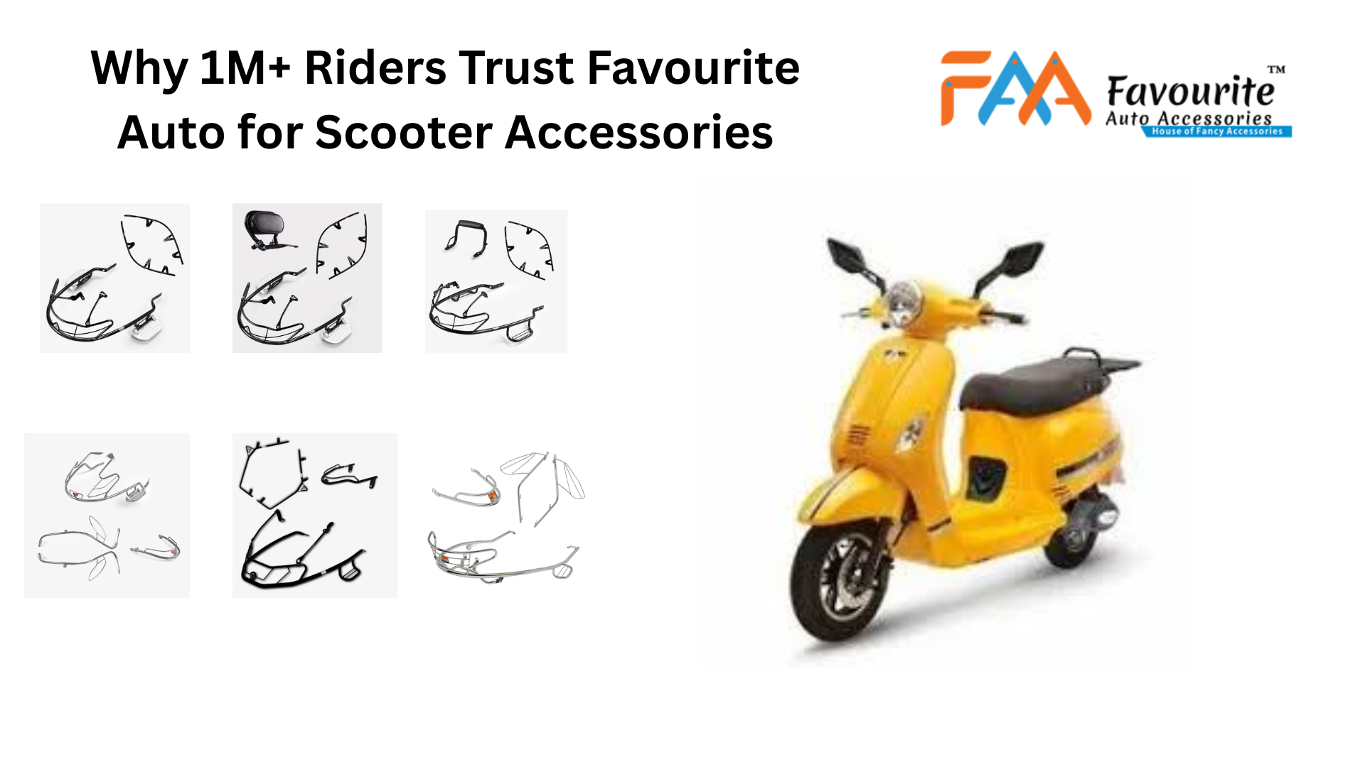 Why Over 1 Million Indian Riders Trust Favourite Auto Accessories for Reliable Scooter Accessories