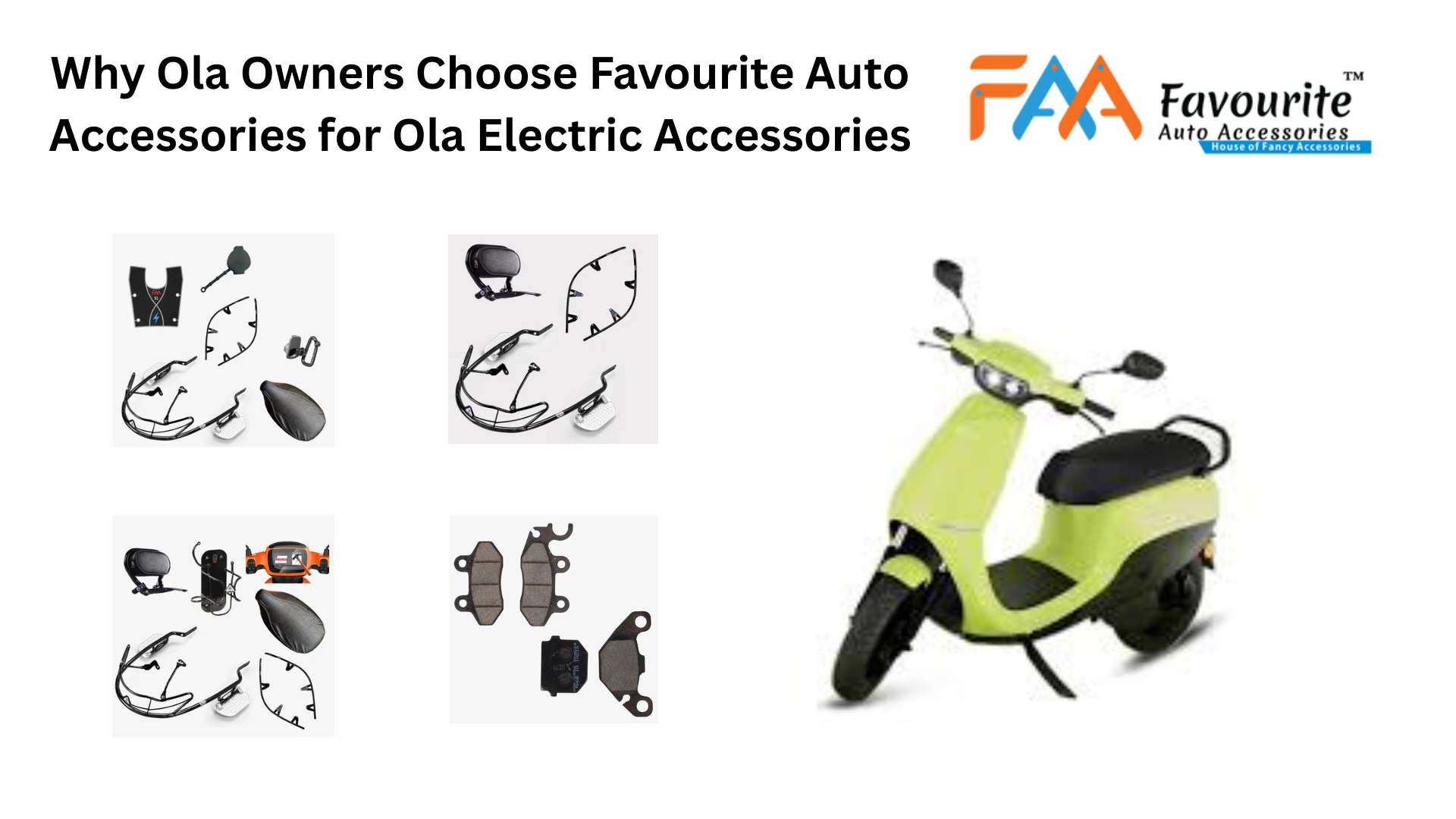 Why Ola Owners Choose Favourite Auto Accessories for Ola Electric Accessories