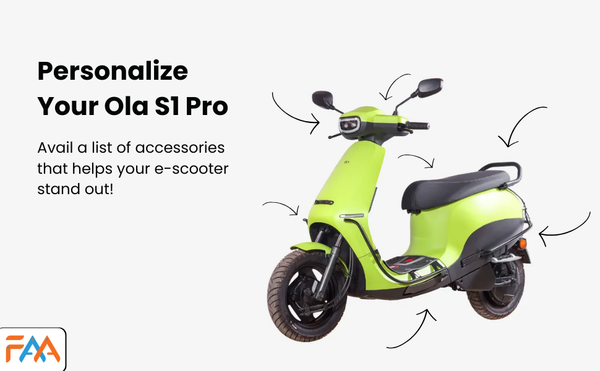 Top Ola S1 Pro eScooter Accessories To Customize Your E-ride