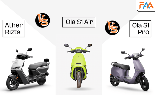 Ather Rizta Vs. Ola S1 Air Vs. Ola S1 Pro: Choosing Your Electric Ride