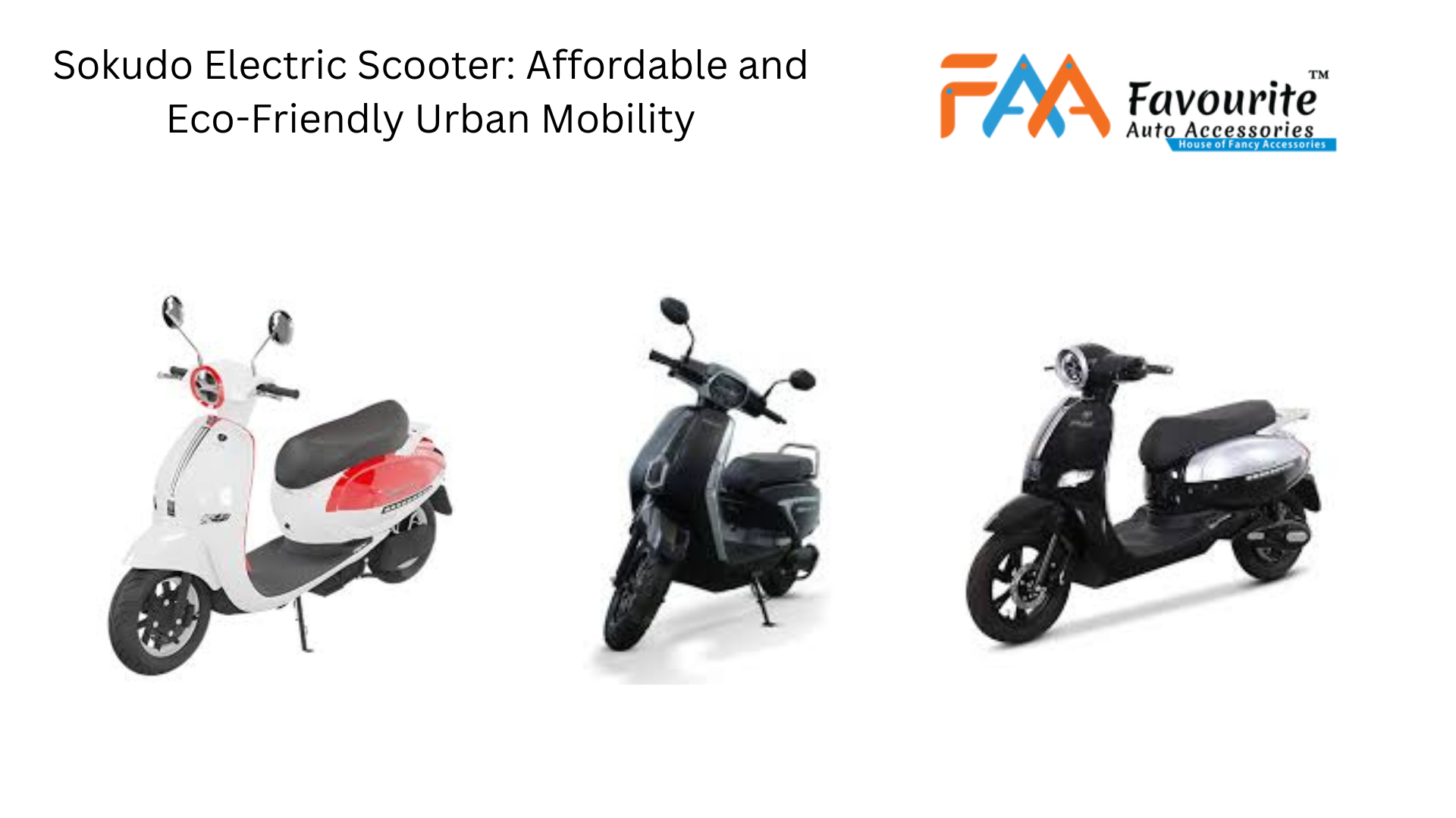 Sokudo Electric Scooter: Affordable and Eco-Friendly Urban Mobility