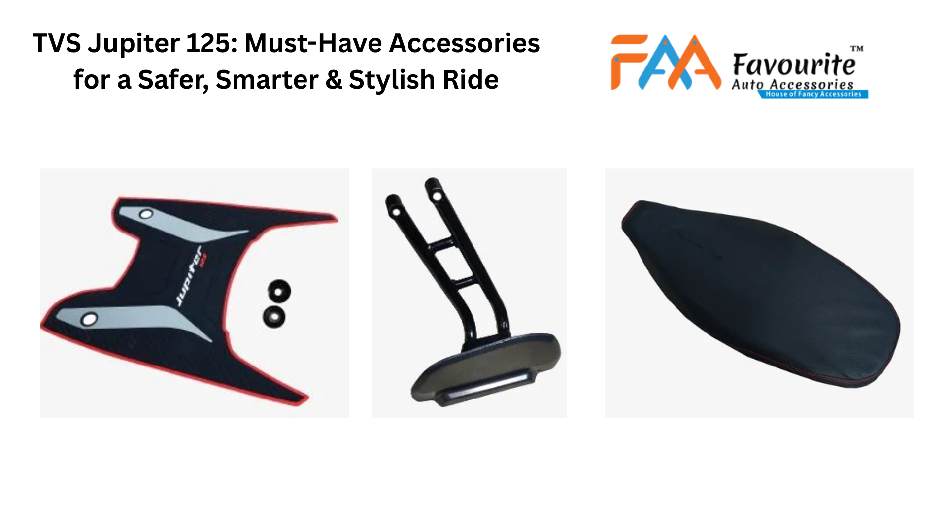 TVS Jupiter 125: Must-Have Accessories for a Safer, Smarter & Stylish Ride