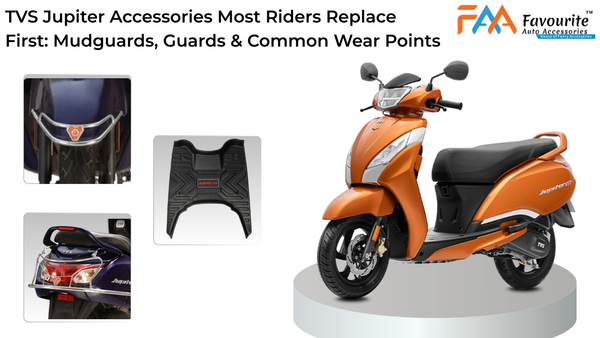 TVS Jupiter Accessories Most Riders Replace First: Mudguards, Guards & Common Wear Points