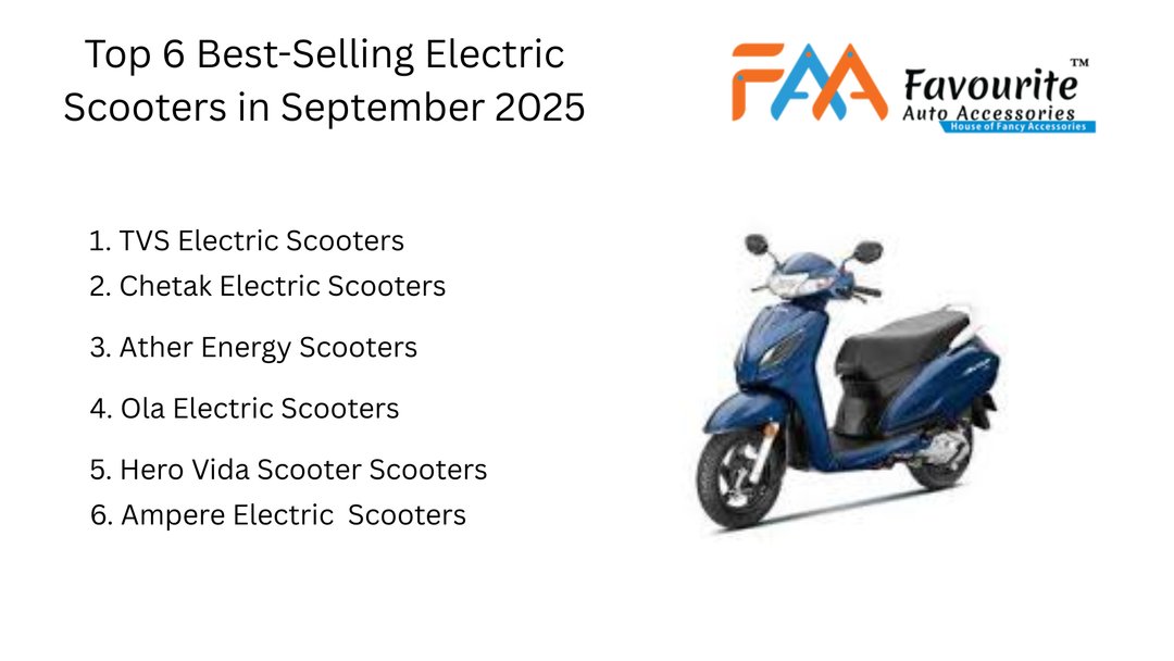 Top 6 Best-Selling Electric Scooters in September 2025