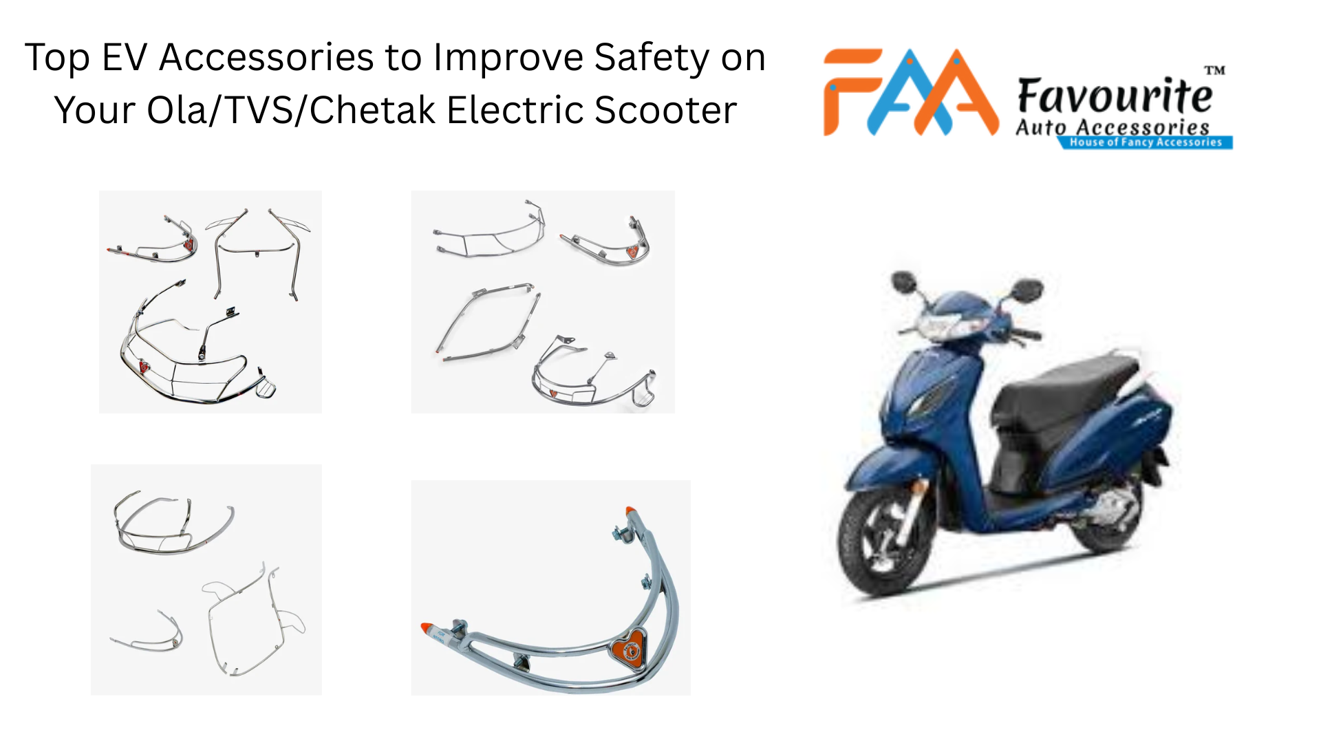 Top EV Accessories to Improve Safety on Your Ola/TVS/Chetak Electric Scooter