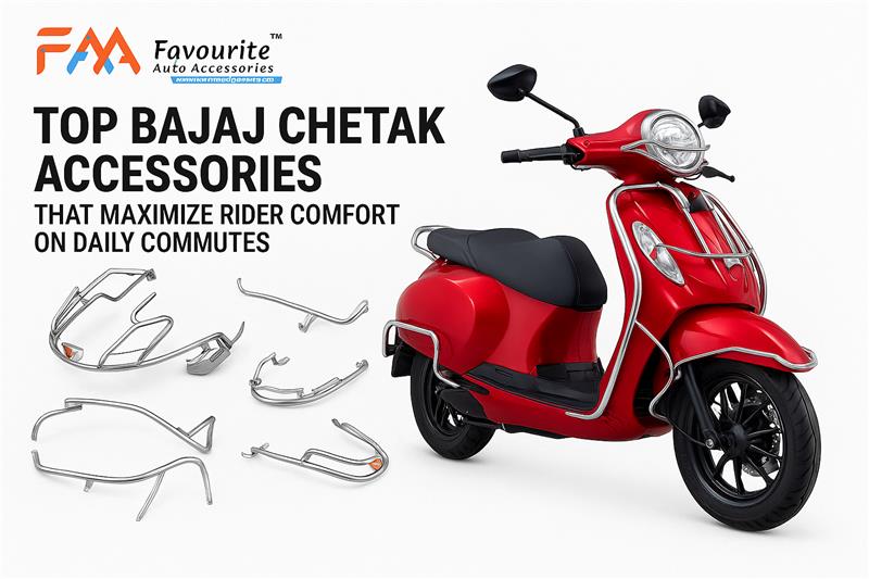 Top Bajaj Chetak Accessories for Comfort & Safety