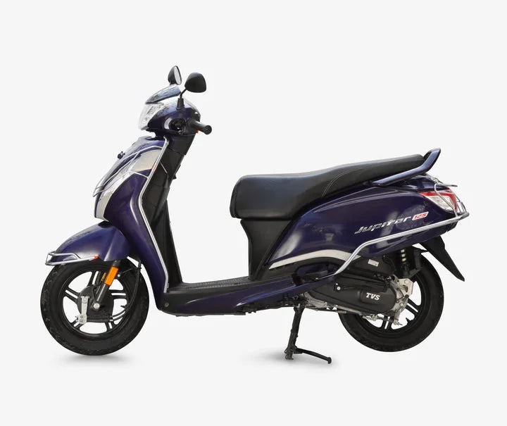 TVS Jupiter 125 Steel Safety Guard Full Set | Rear Guard, Front Guards & Mudguard with Free Seat Cover & 3D Floor Mats