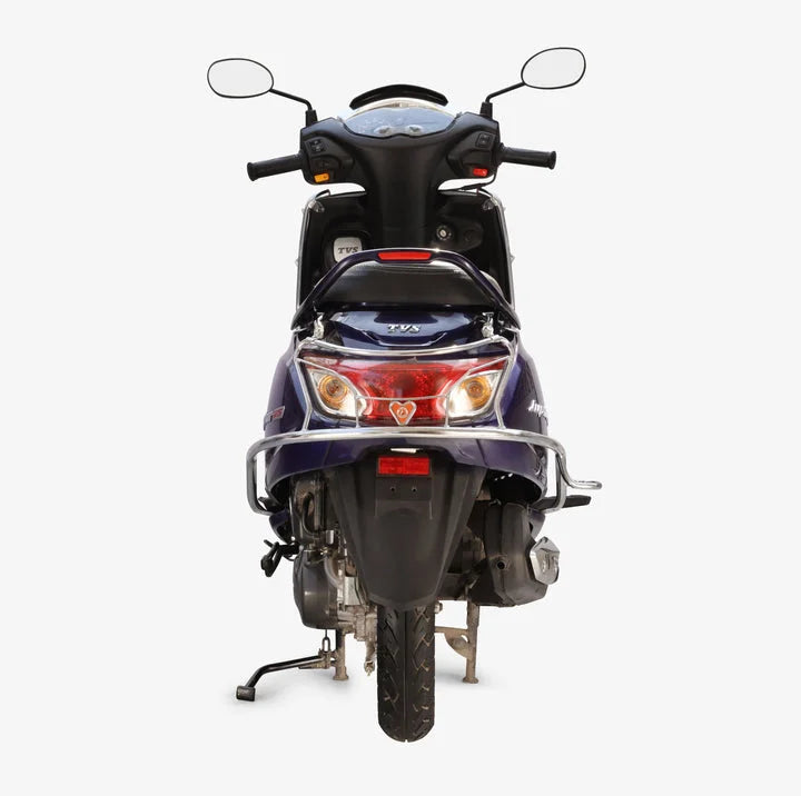 TVS Jupiter 125 Steel Safety Guard Full Set | Rear Guard, Front Guards & Mudguard with Free Seat Cover & 3D Floor Mats