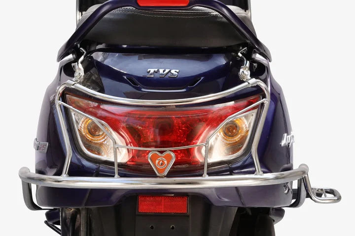 TVS Jupiter 125 Steel Safety Guard Full Set | Rear Guard, Front Guards & Mudguard with Free Seat Cover & 3D Floor Mats