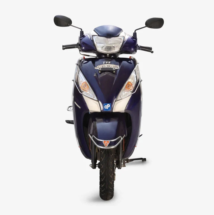 TVS Jupiter 125 Steel Safety Guard Full Set | Rear Guard, Front Guards & Mudguard with Free Seat Cover & 3D Floor Mats