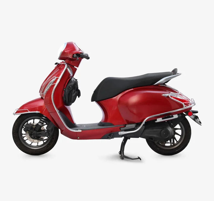 Stainless Steel Foldable Footrest for Bajaj Chetak Electric Scooter