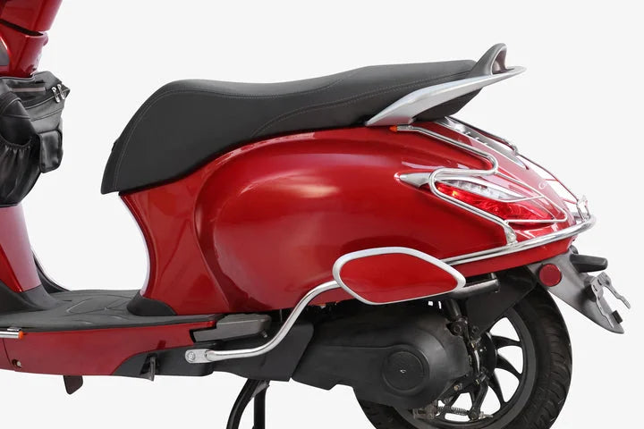 Stainless Steel Foldable Footrest for Bajaj Chetak Electric Scooter