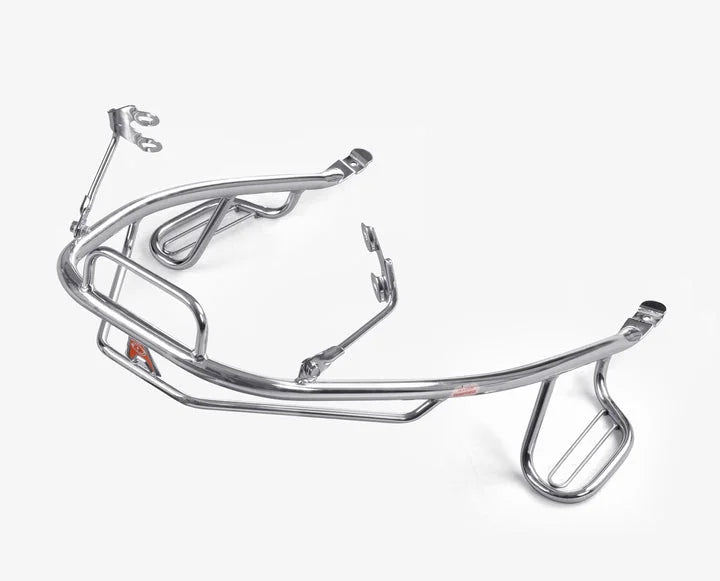 ATH Electric Scooter Stainless Safety Guard Kit: Middle Crash Guard, Front Mudguard, Rear/Back Guard, Footrest (Double Side)