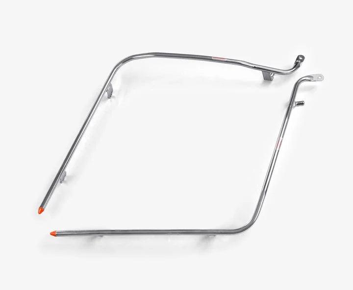 ATH Electric Scooter Stainless Safety Guard Kit: Middle Crash Guard, Front Mudguard, Rear/Back Guard, Footrest (Double Side)