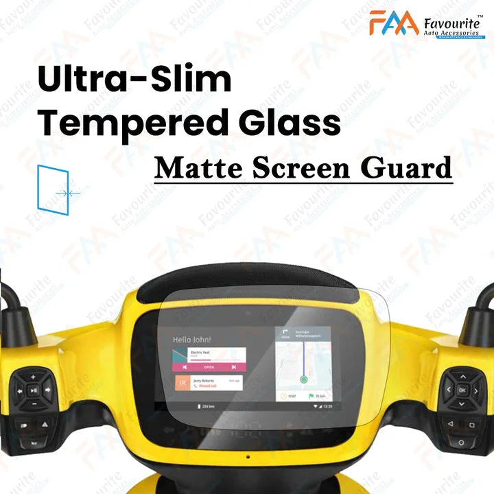 Unbreakable Clear Finished Screen Protector Matte Screen Guard Suitable for Ola S1 & S1 Pro