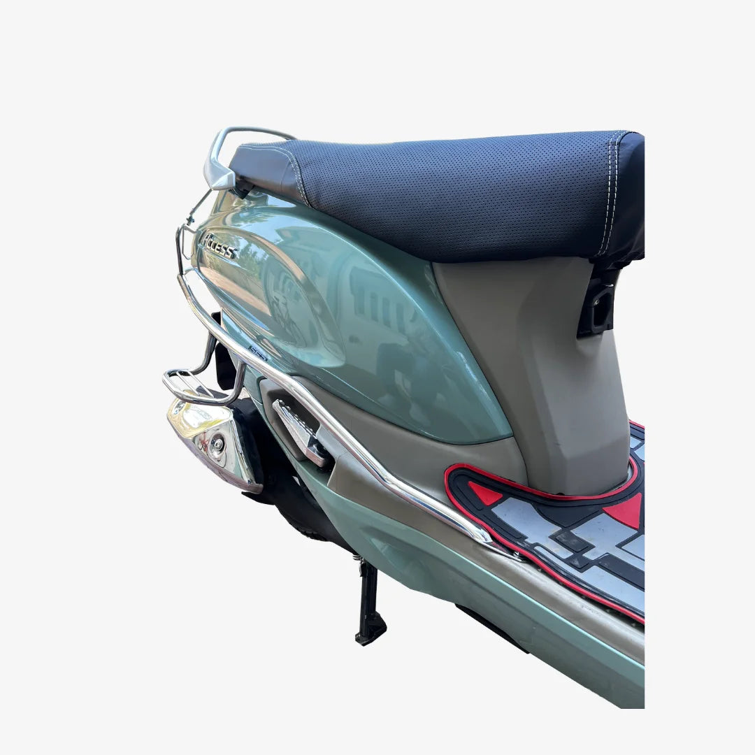 Suzuki Access 2025 Steel Safety Guard Full Set | Rear Guard, Front Guards & Mudguard with Free Seat Cover & 3D Floor Mats