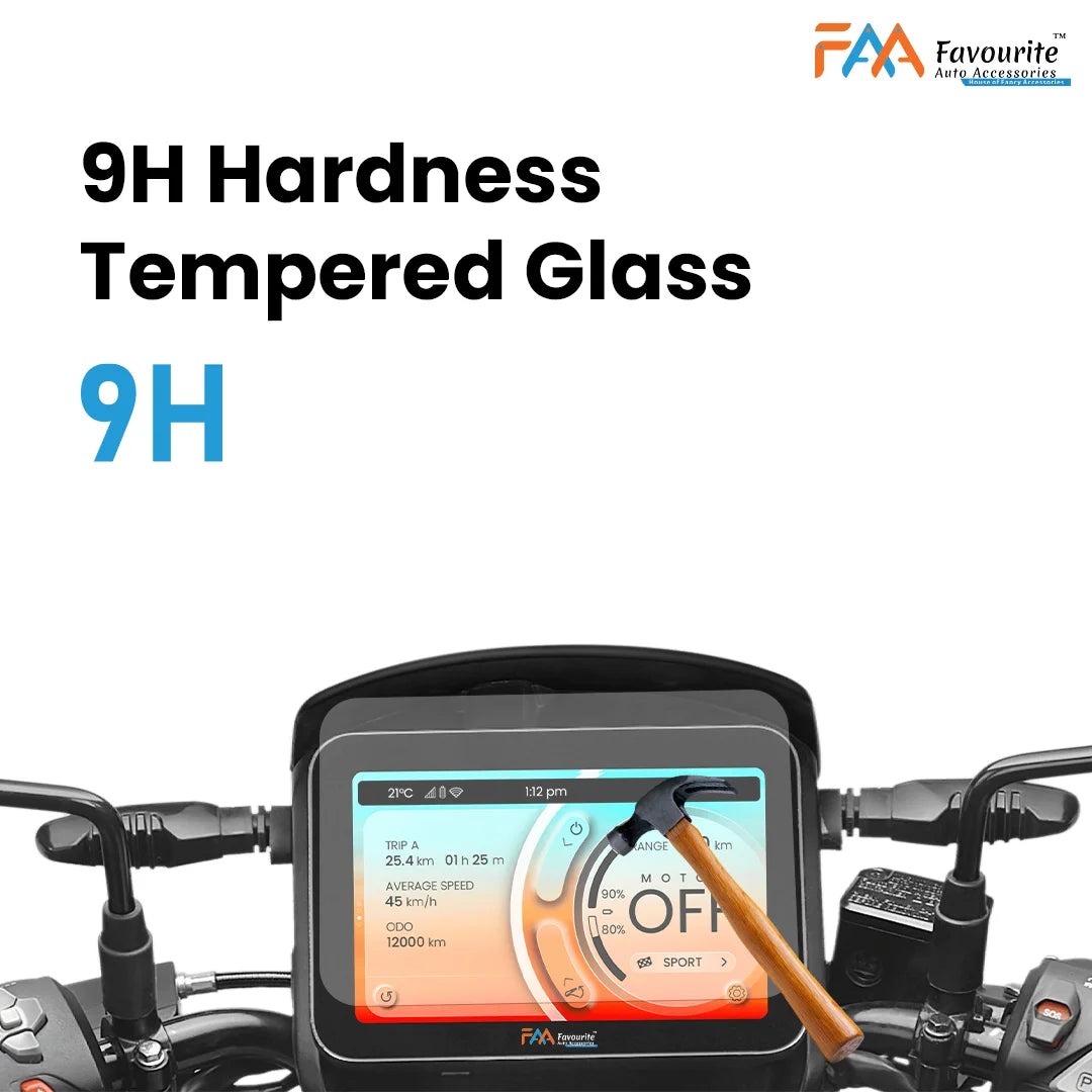 Hero V1 Pro, V1 Plus, V2 Pro, V2 Plus & V2 Lite Glossy Finish Screen Guard – Tempered Glass Screen Protector