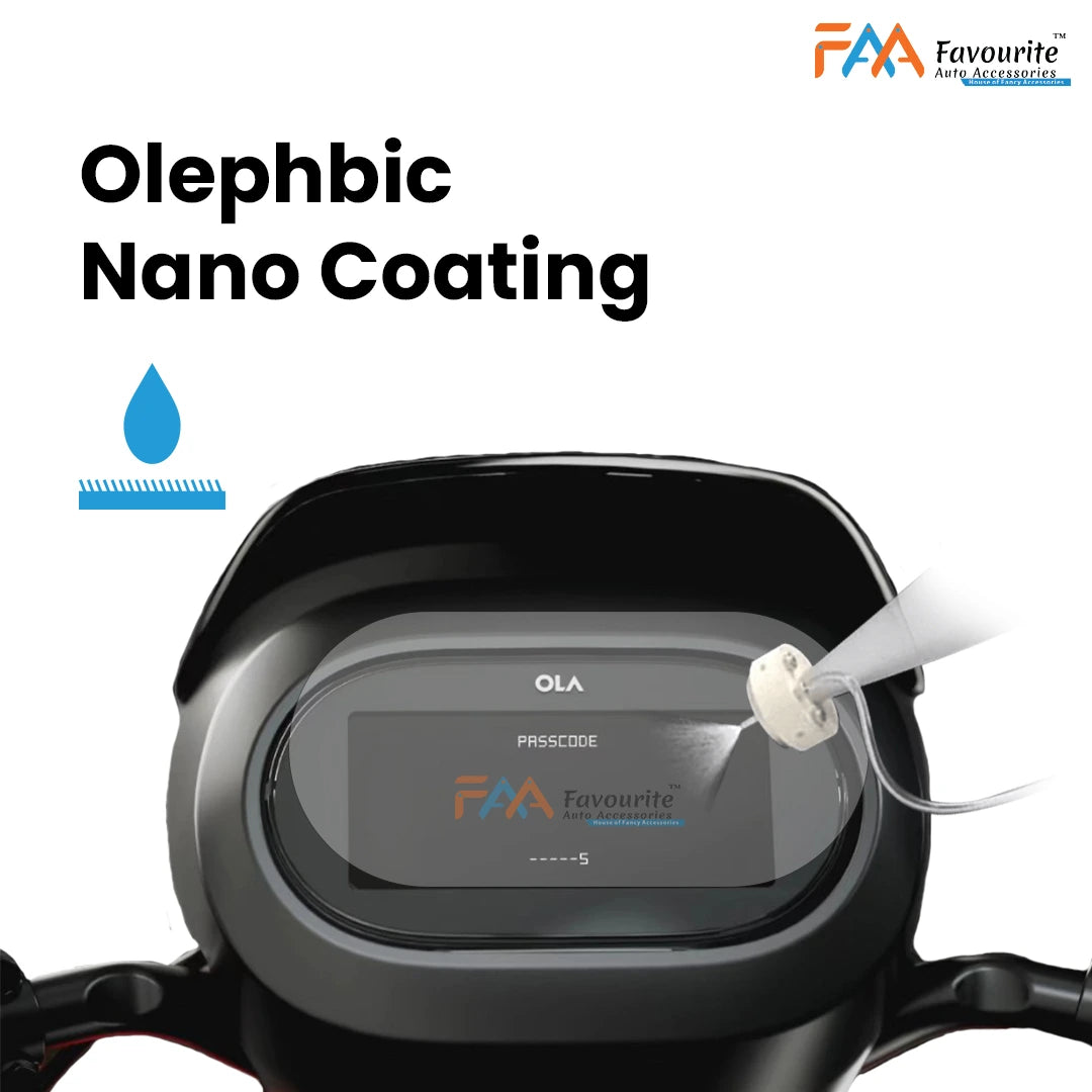 Ola S1 X & S1 X Plus : Glossy Finish Screen Guard (Tempered Glass Screen Protector)