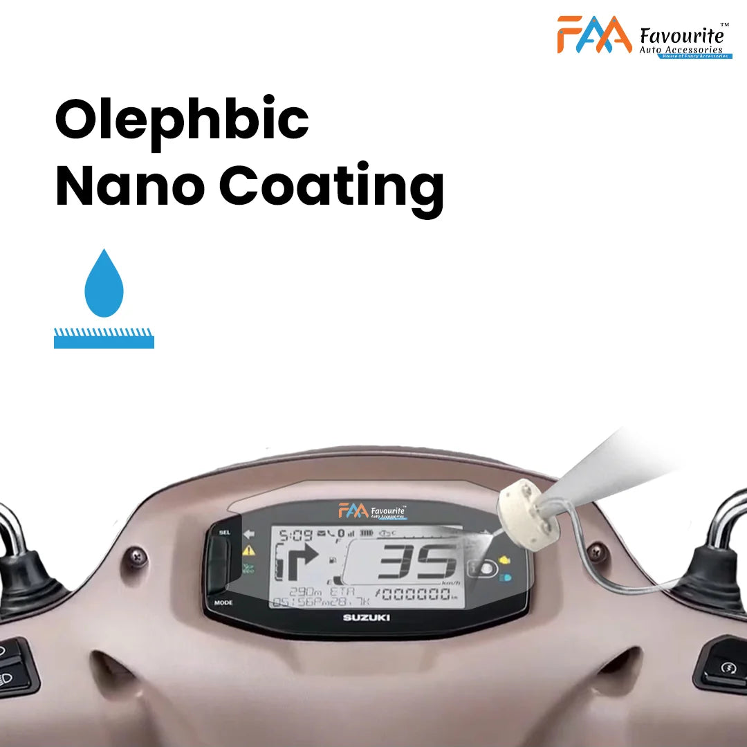 Suzuki New Access 2016 to 2024 : Glossy Finish Screen Guard (Tempered Glass Screen Protector)