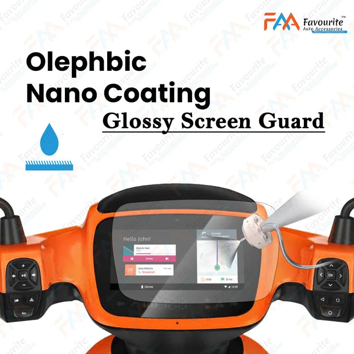 Ola S1 & S1 Pro:  Glossy Finish Screen Protector (Tempered Glass Screen Protector)