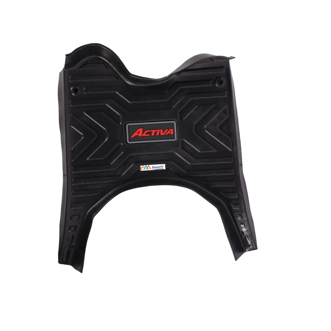 Premium 7D PVC Floor Mat for Activa 6G – Anti-Slip, Waterproof & Heavy-Duty Protection (Black)