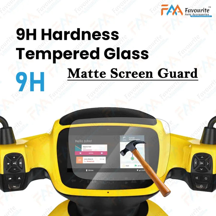 Unbreakable Clear Finished Screen Protector Matte Screen Guard Suitable for Ola S1 & S1 Pro