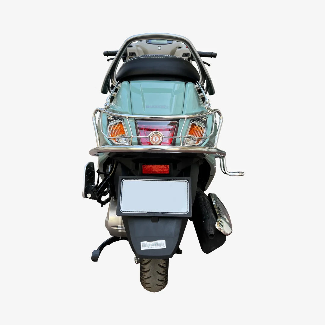 Suzuki Access 2025 Steel Safety Guard Full Set | Rear Guard, Front Guards & Mudguard with Free Seat Cover & 3D Floor Mats