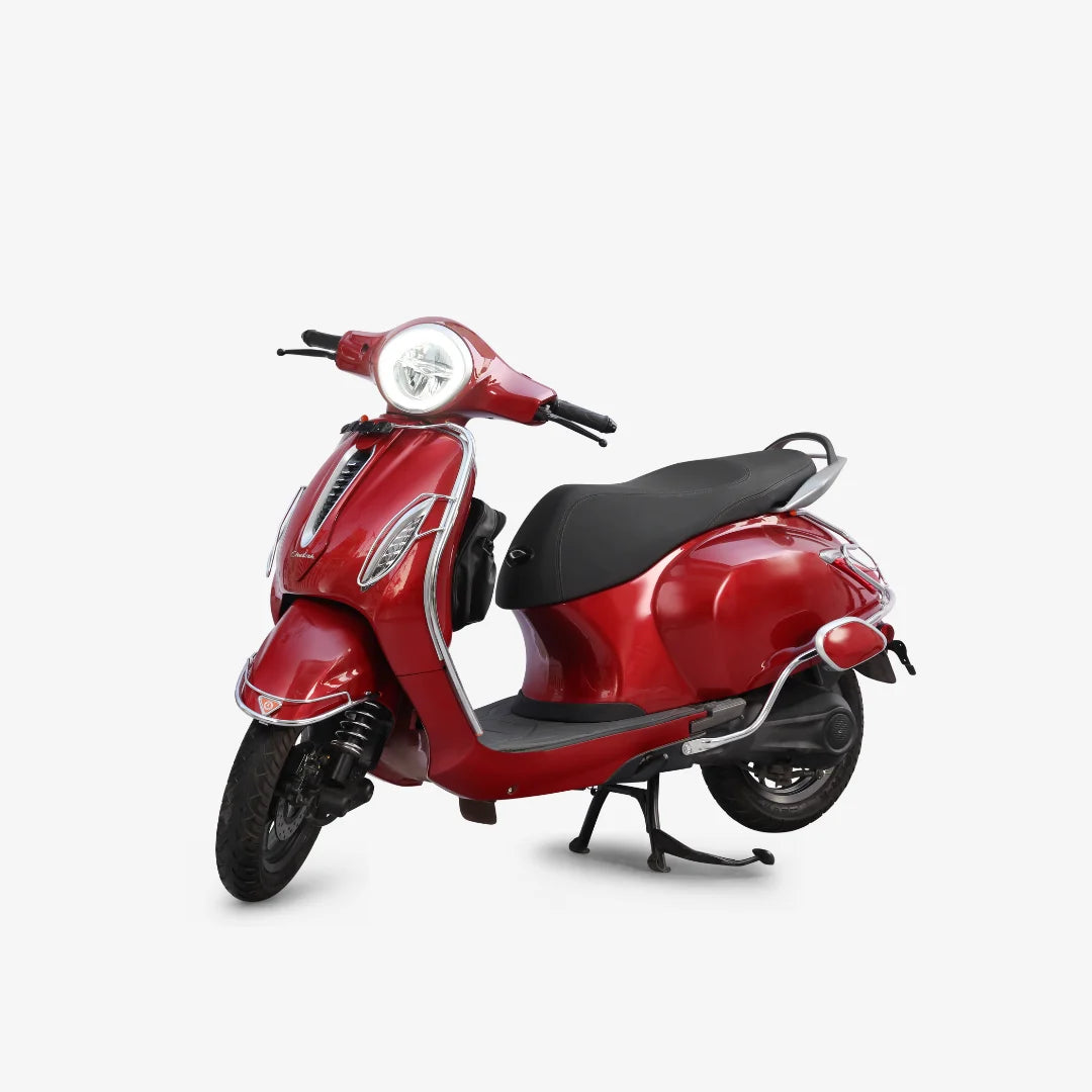 CHETAK 3501 & 3502 Steel Safety Guard Full Set (2025 Model) | Rear Guard, Front Guards & Mudguard with Free 3D Rubber Floor Mats