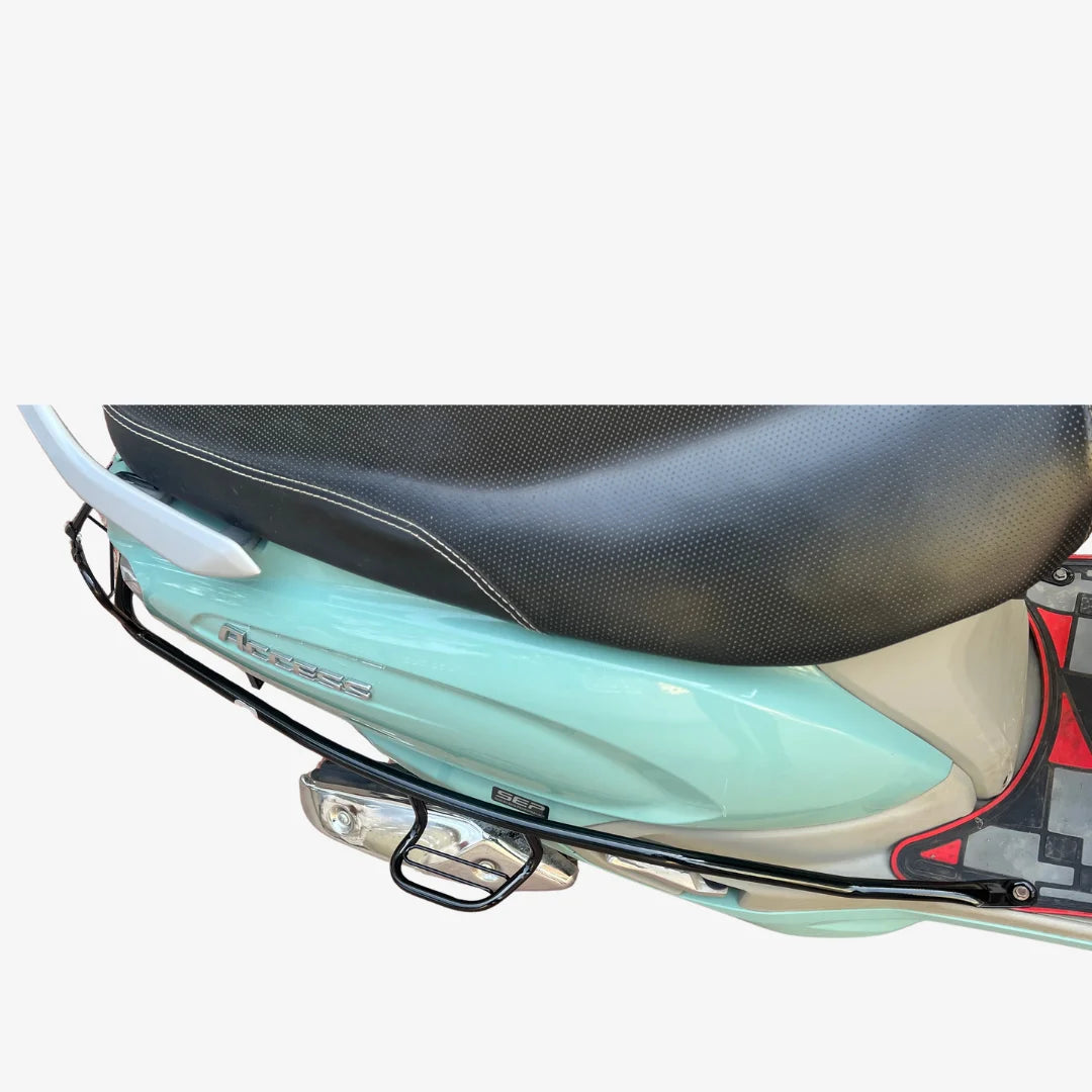 Suzuki Access 2025 Black Safety Guard Full Set | Rear Guard, Front Guards & Mudguard with Free Seat Cover & 3D Floor Mats