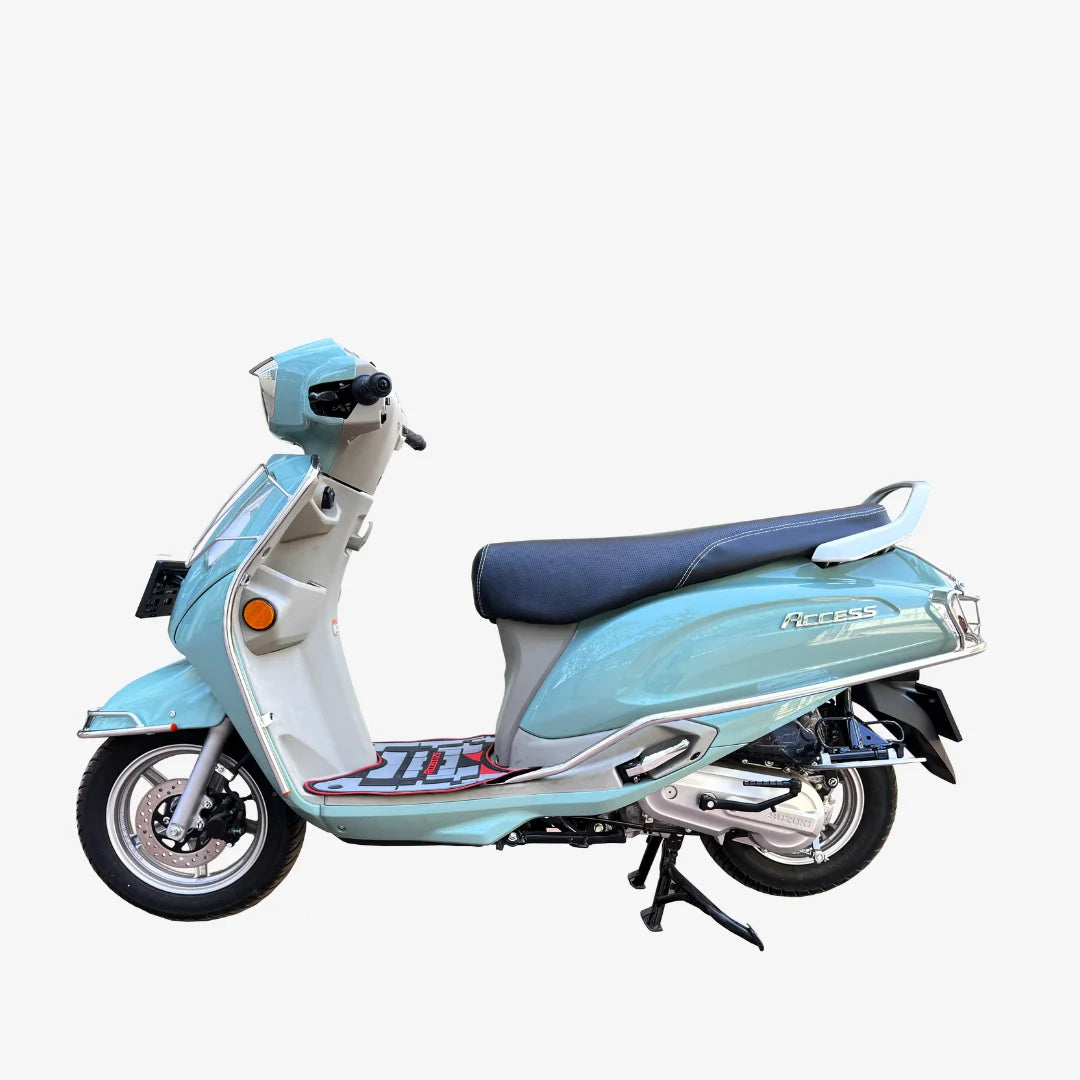 Suzuki Access 2025 Steel Safety Guard Full Set | Rear Guard, Front Guards & Mudguard with Free Seat Cover & 3D Floor Mats