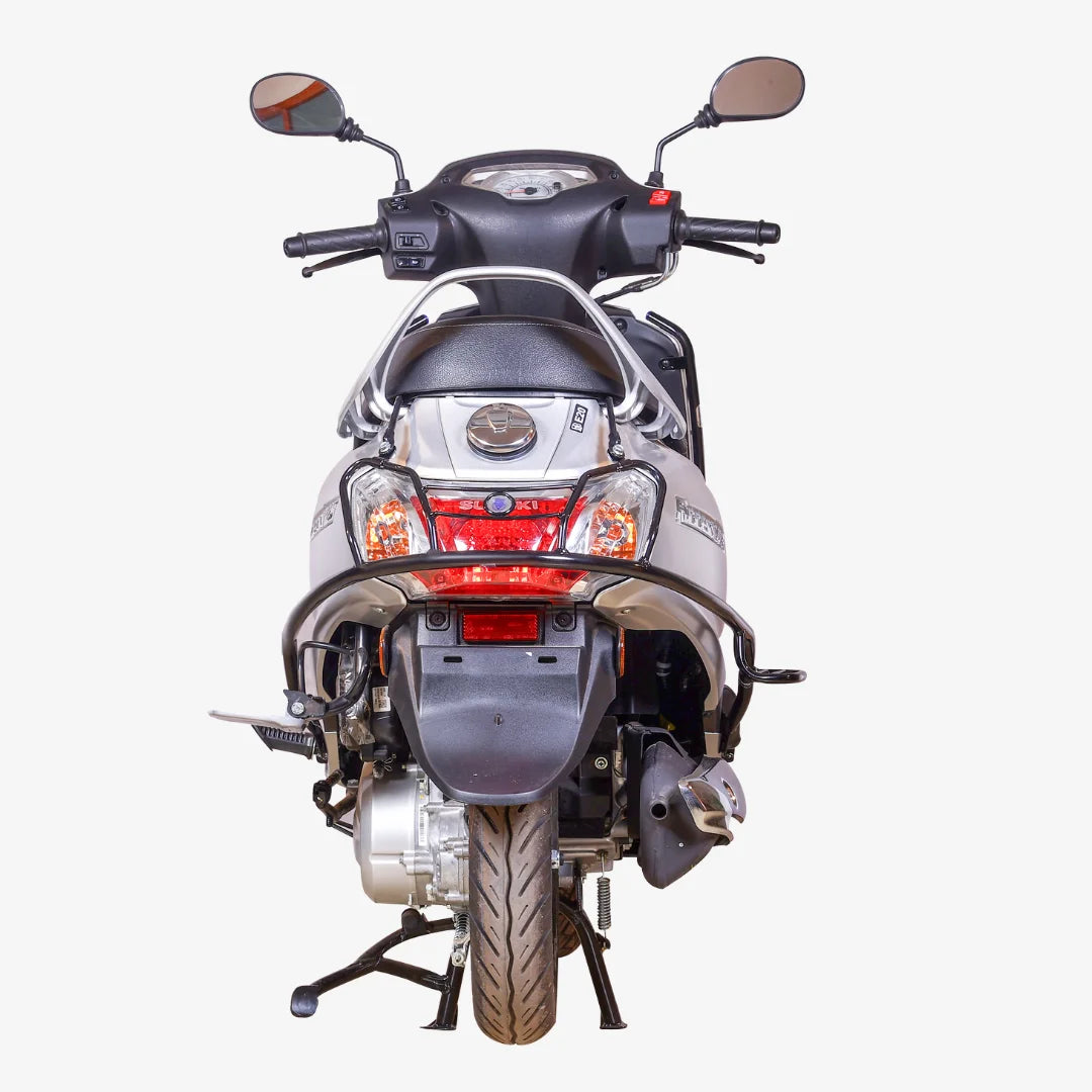 Suzuki New Access 2016 to 2024 Black Safety Guard : Rear Guard + Front Guards + Mudguard
