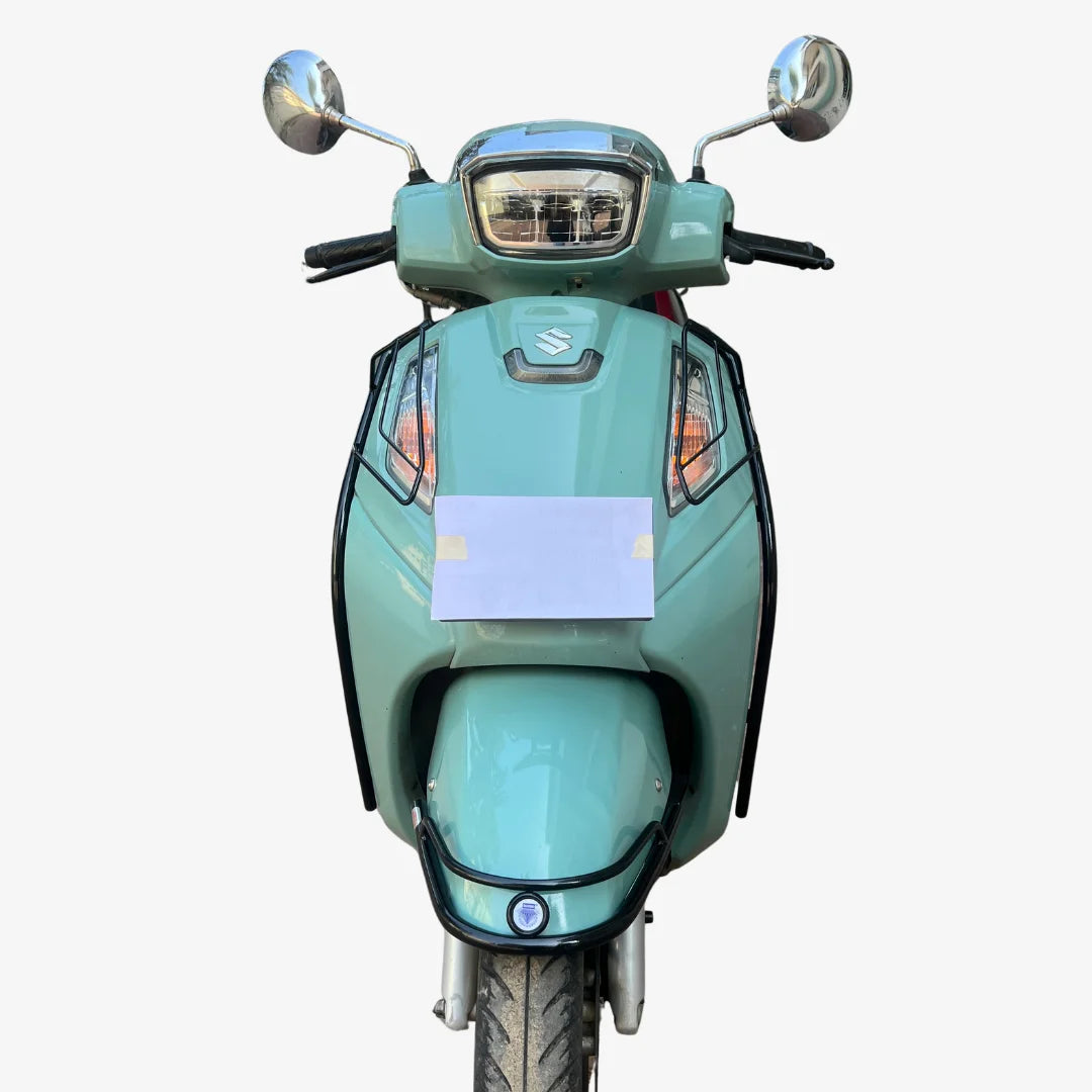 Suzuki Access 2025 Black Safety Guard Full Set | Rear Guard, Front Guards & Mudguard with Free Seat Cover & 3D Floor Mats