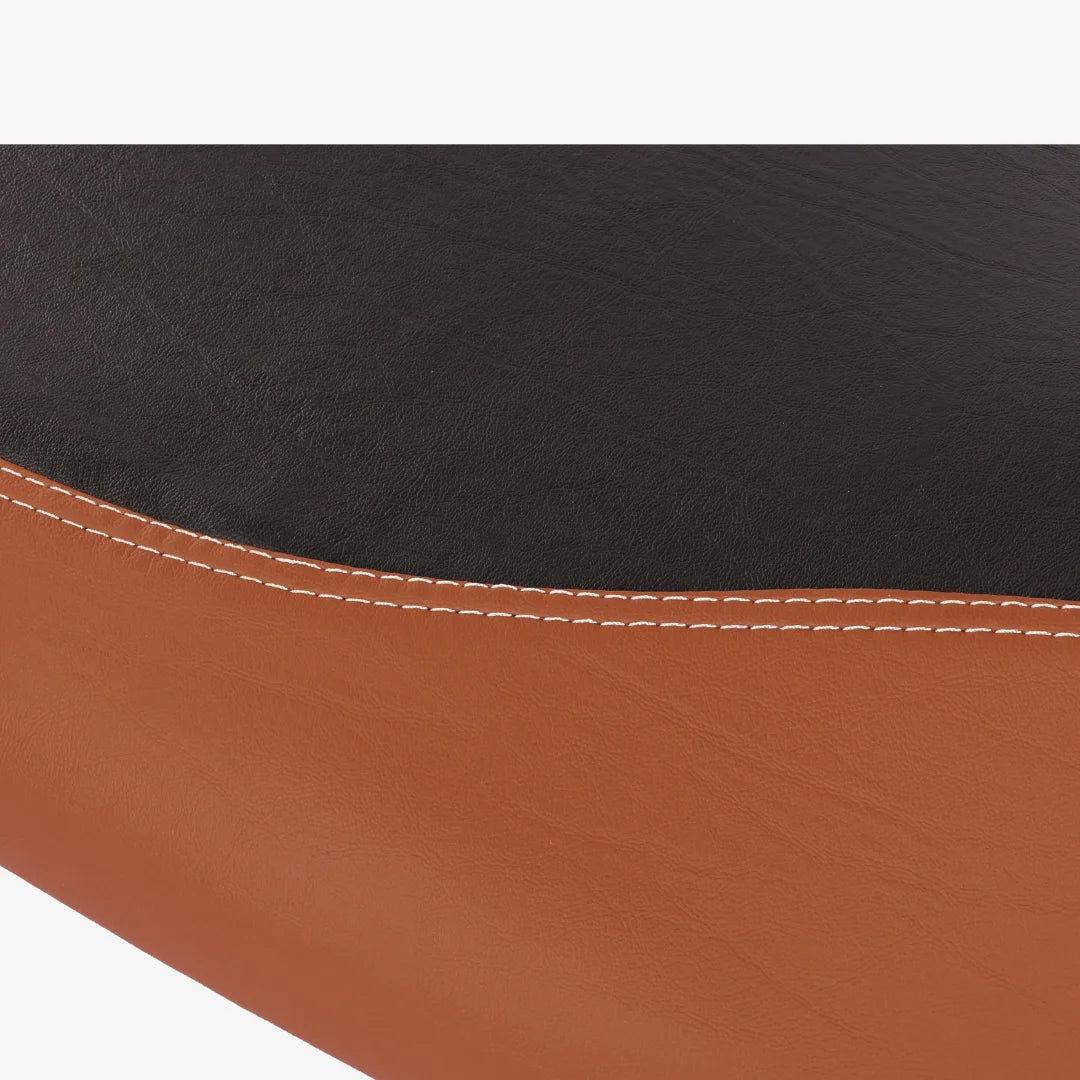 Ola S1,S1 Pro, S1 Air & Ola S1 Air : Dual Color Artificial  Leather Seat Cover (Tan + Black color)