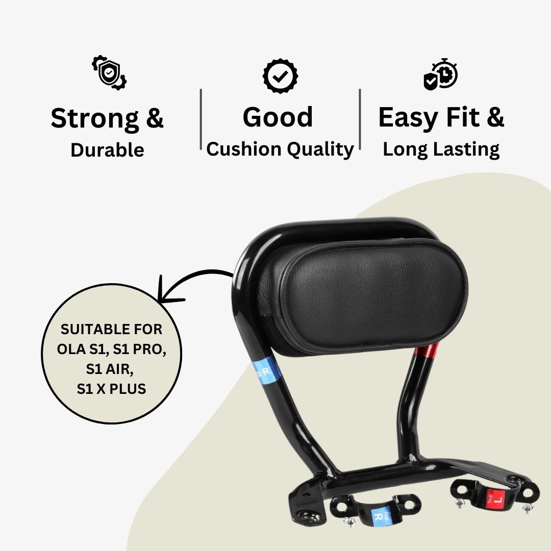 Ola S1, S1 Pro, S1 Air, S1 X Plus : Cushion Backrest support