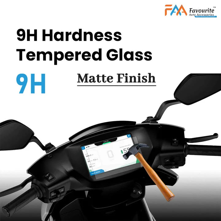 Unbreakable Clear Finished Screen Protector Matte Screen Guard Suitable for Ather 450x &50 Plus
