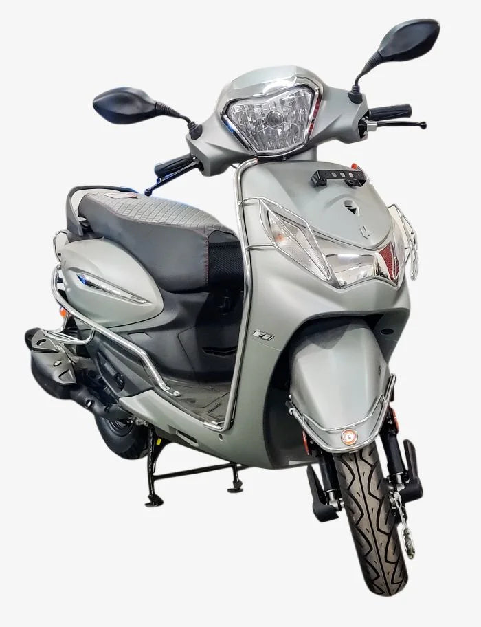 Hero Pleasure Steel Safety Guard Reliable Protection for Your Scooter