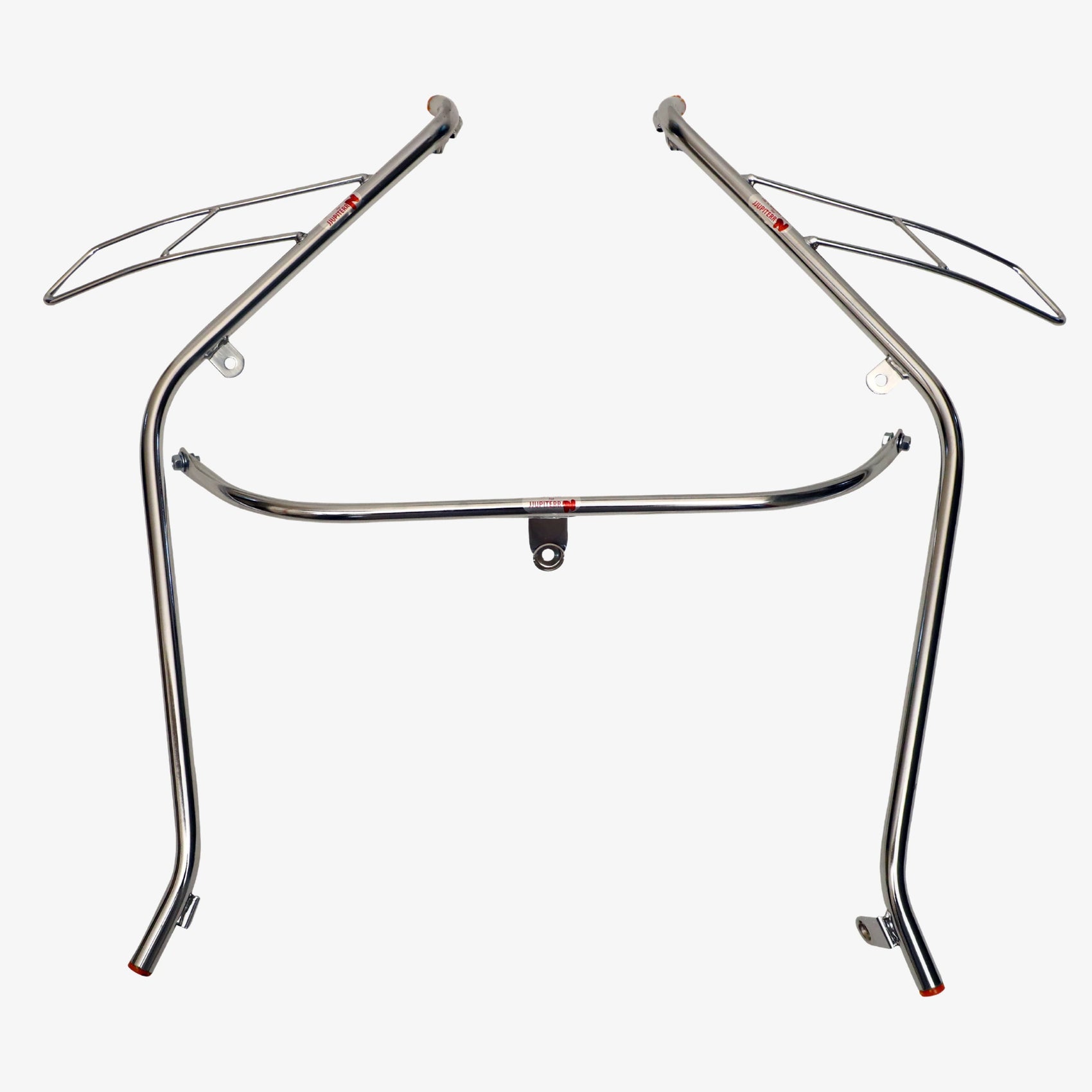 TVS Jupiter 110 Steel Crash Guard Set (2024 Model) | Front, Rear & Side Protection with Free Seat Cover & 3D Floor Mats