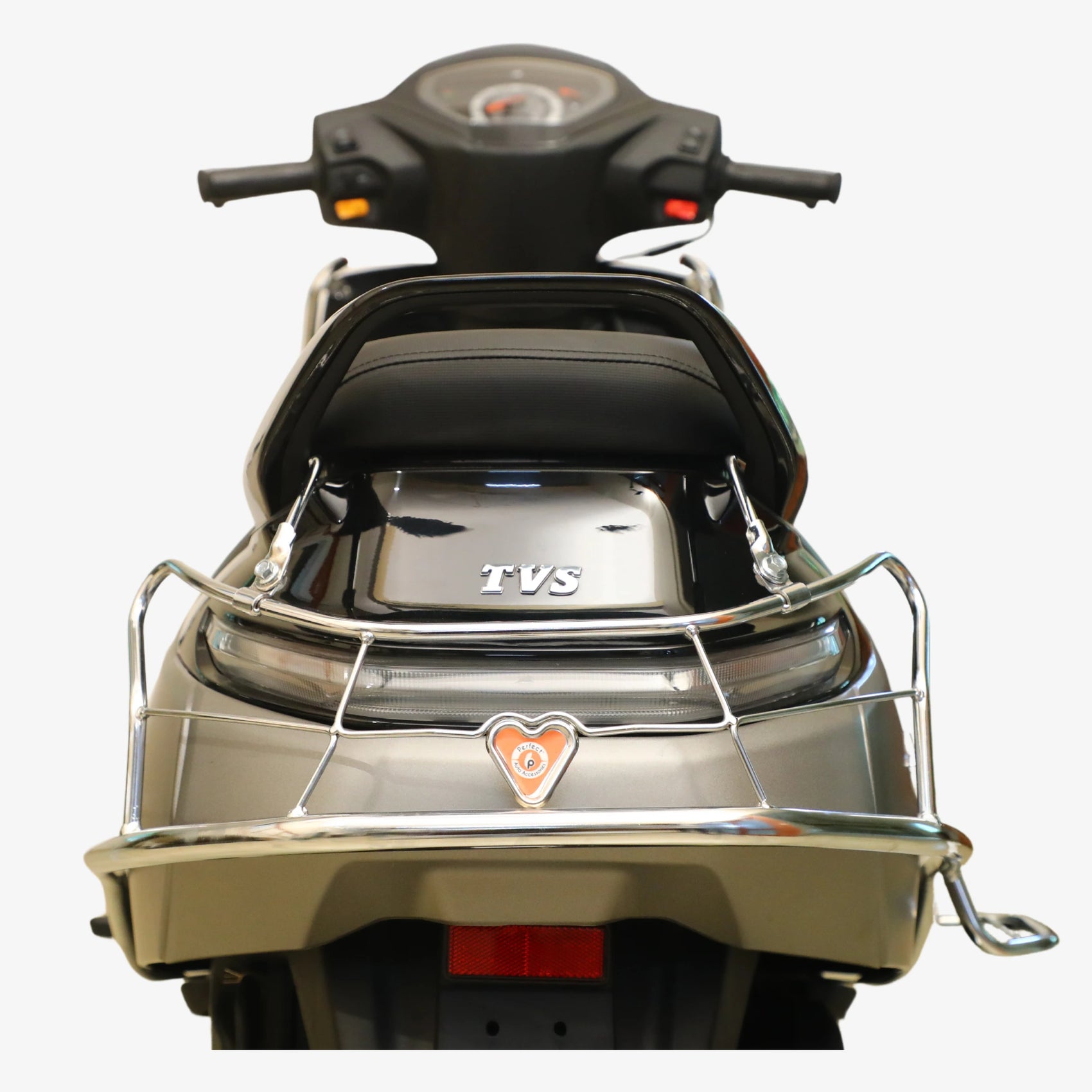 TVS Jupiter 110 Steel Crash Guard Set (2024 Model) | Front, Rear & Side Protection with Free Seat Cover & 3D Floor Mats